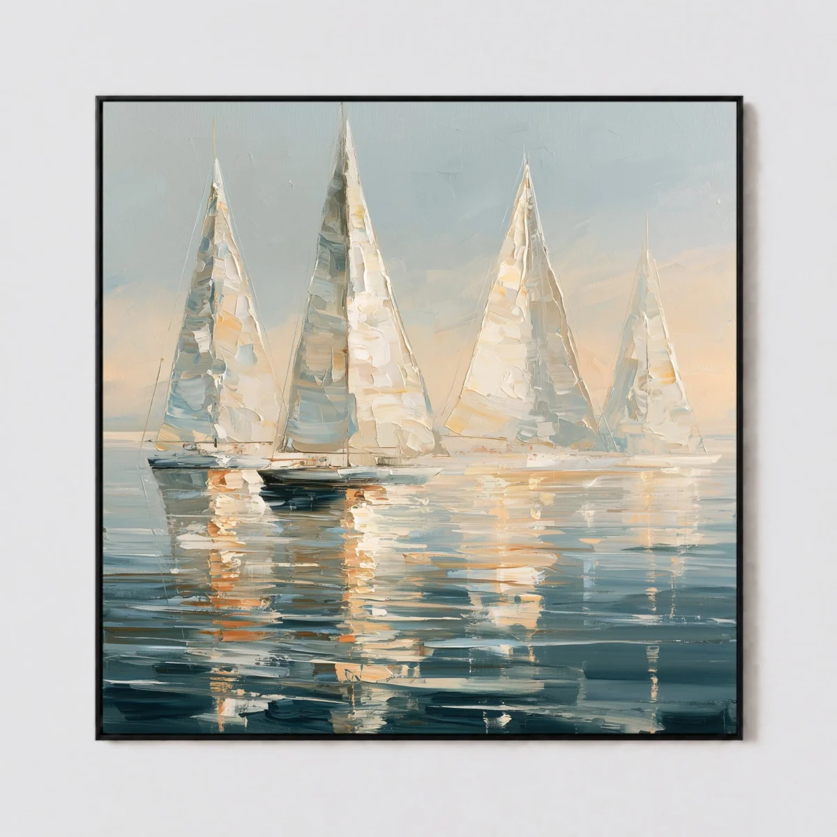 S046 | Harbor Light – Sailboat Wall Art