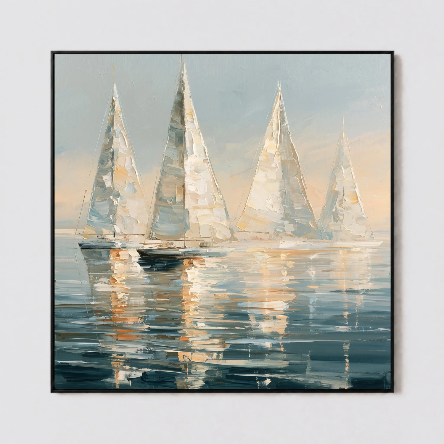 S046 | Harbor Light – Sailboat Wall Art