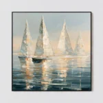 S046 | Harbor Light – Sailboat Wall Art