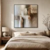 ivory-bridge-neutral-abstract-wall-art-display-02 S065 | Ivory Bridge – Neutral Abstract Wall Art