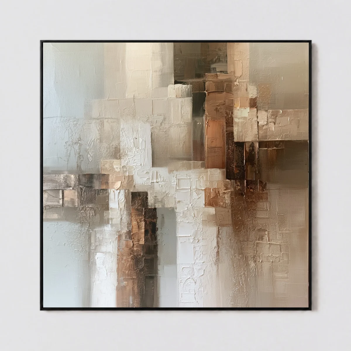 S065 | Ivory Bridge – Neutral Abstract Wall Art