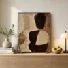 ivory-hollow-brown-abstract-wall-art-display-04 P082 | Ivory Hollow – Brown Abstract Wall Art