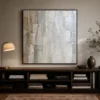 ivory-passage-textured-abstract-wall-art-display-03 S068 | Ivory Passage – Textured Abstract Wall Art