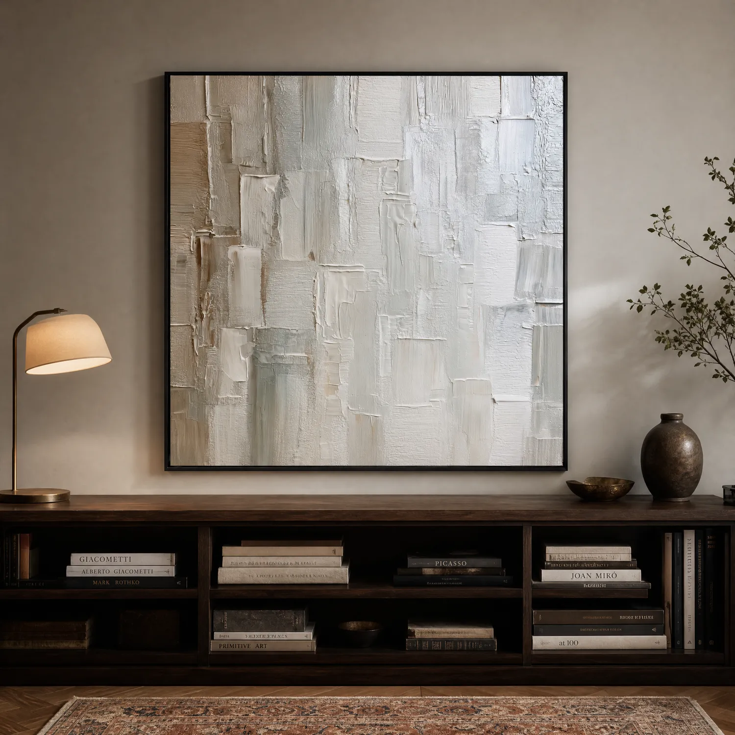 ivory-passage-textured-abstract-wall-art-display-03 S068 | Ivory Passage – Textured Abstract Wall Art