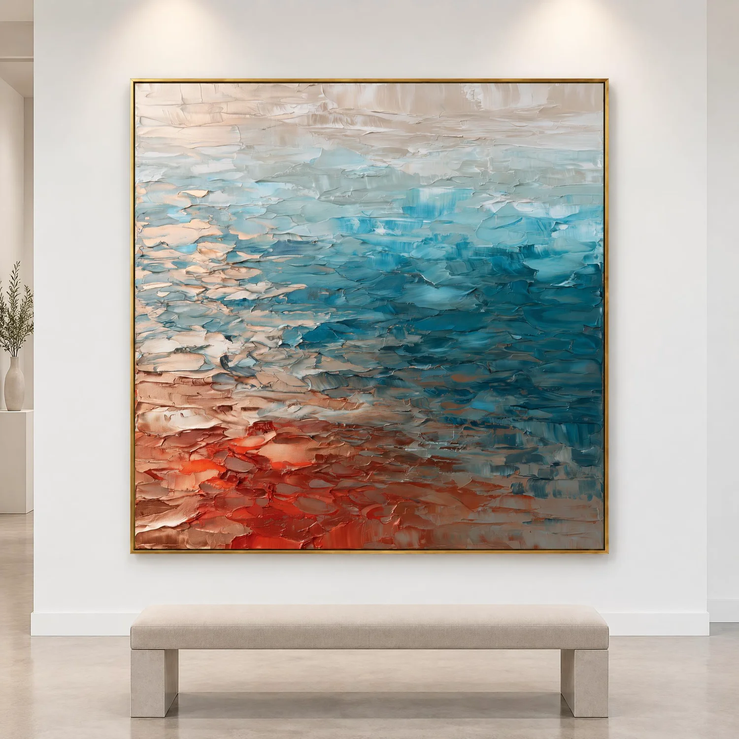 lower-ember-blue-abstract-wall-art-display-03 S046 | Lower Ember – Blue Abstract Wall Art