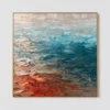 lower-ember-blue-abstract-wall-art-lower-ember-blue-abstract-wall-art-T-1x1-gold-frame-wall S046 | Lower Ember – Blue Abstract Wall Art