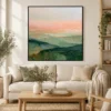 lower-ridge-abstract-mountain-wall-art-display-01 S054 | Lower Ridge – Abstract Mountain Wall Art