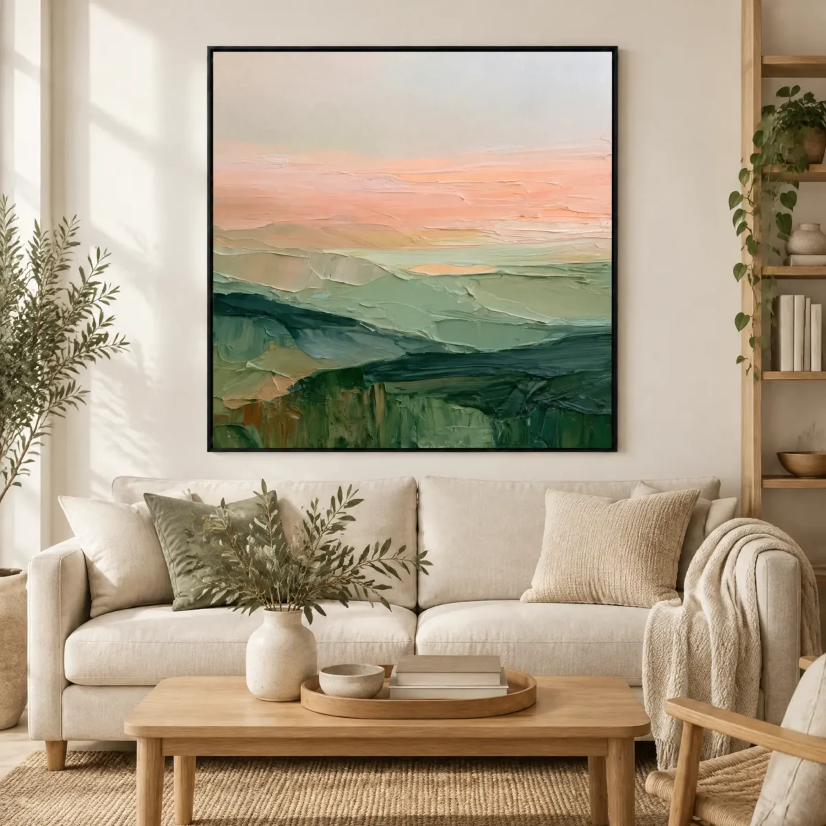 S054 | Lower Ridge – Abstract Mountain Wall Art