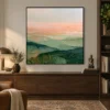 lower-ridge-abstract-mountain-wall-art-display-02 S054 | Lower Ridge – Abstract Mountain Wall Art