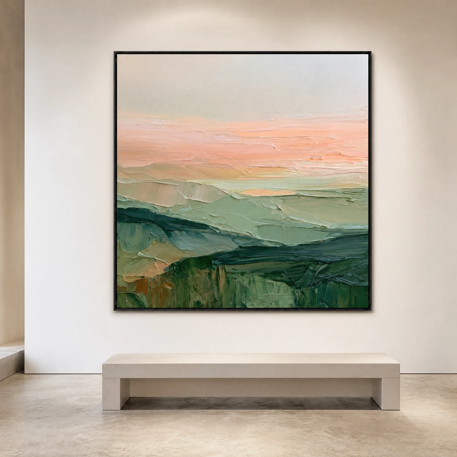 lower-ridge-abstract-mountain-wall-art-display-03 S054 | Lower Ridge – Abstract Mountain Wall Art