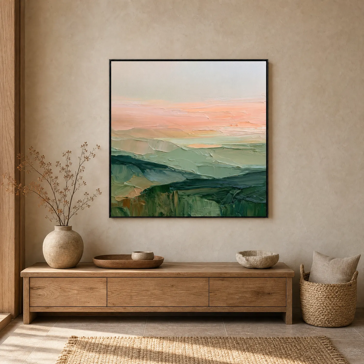 lower-ridge-abstract-mountain-wall-art-display-04 S054 | Lower Ridge – Abstract Mountain Wall Art