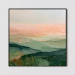 S054 | Lower Ridge – Abstract Mountain Wall Art