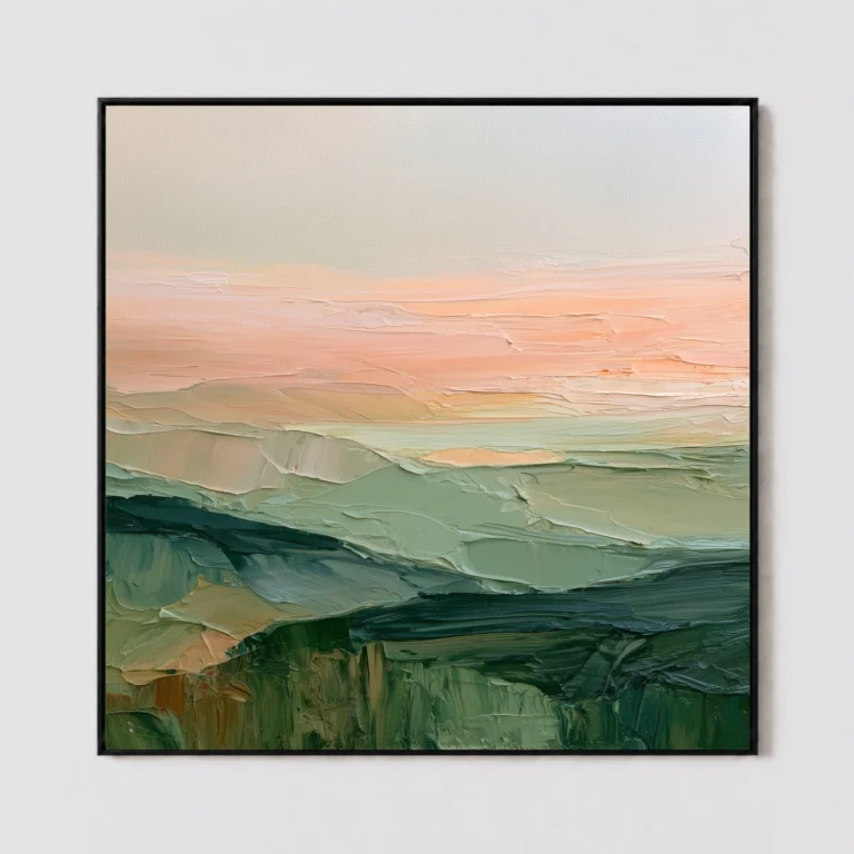 S054 | Lower Ridge – Abstract Mountain Wall Art
