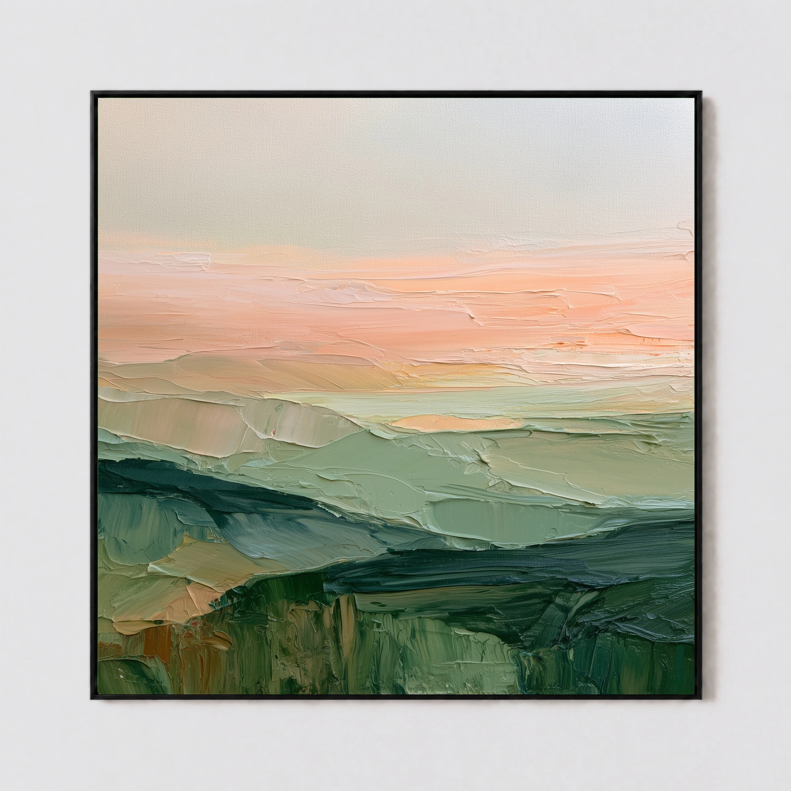 S054 | Lower Ridge – Abstract Mountain Wall Art