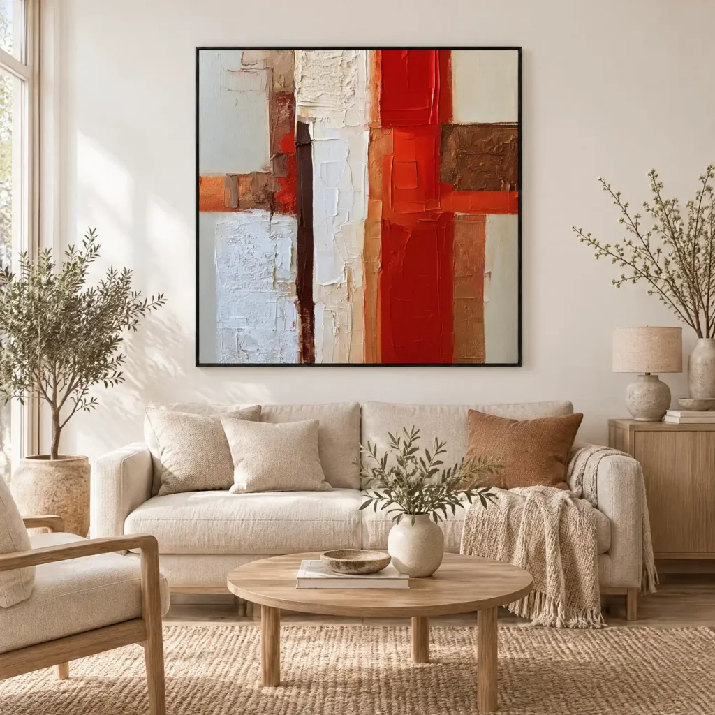 S052 | Material Crossing – Modern Textured Wall Art