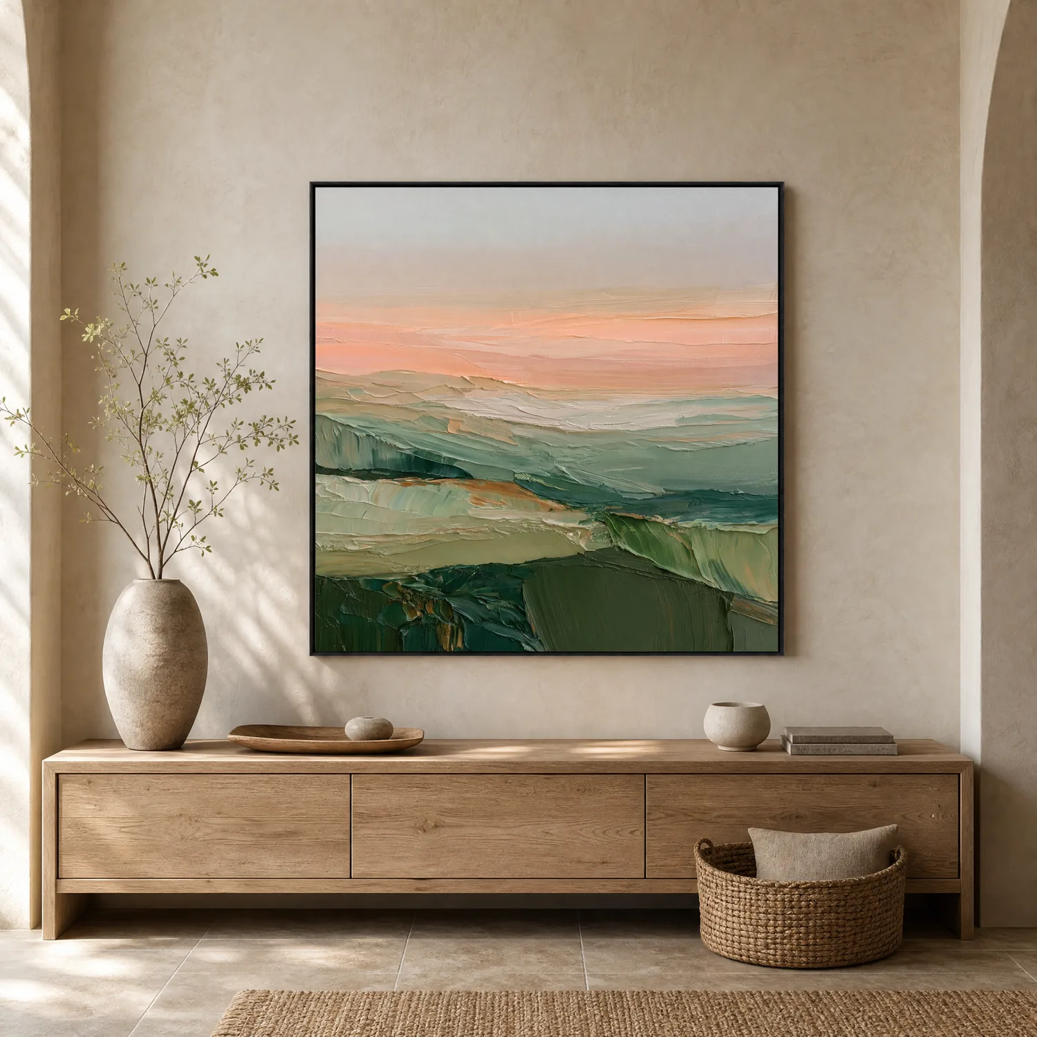 ochre-cut-textured-abstract-wall-art-display-04 S058 | Ochre Cut – Textured Abstract Wall Art