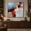 off-axis-black-red-abstract-wall-art-display-04 S037 | Off Axis – Black Red Abstract Wall Art