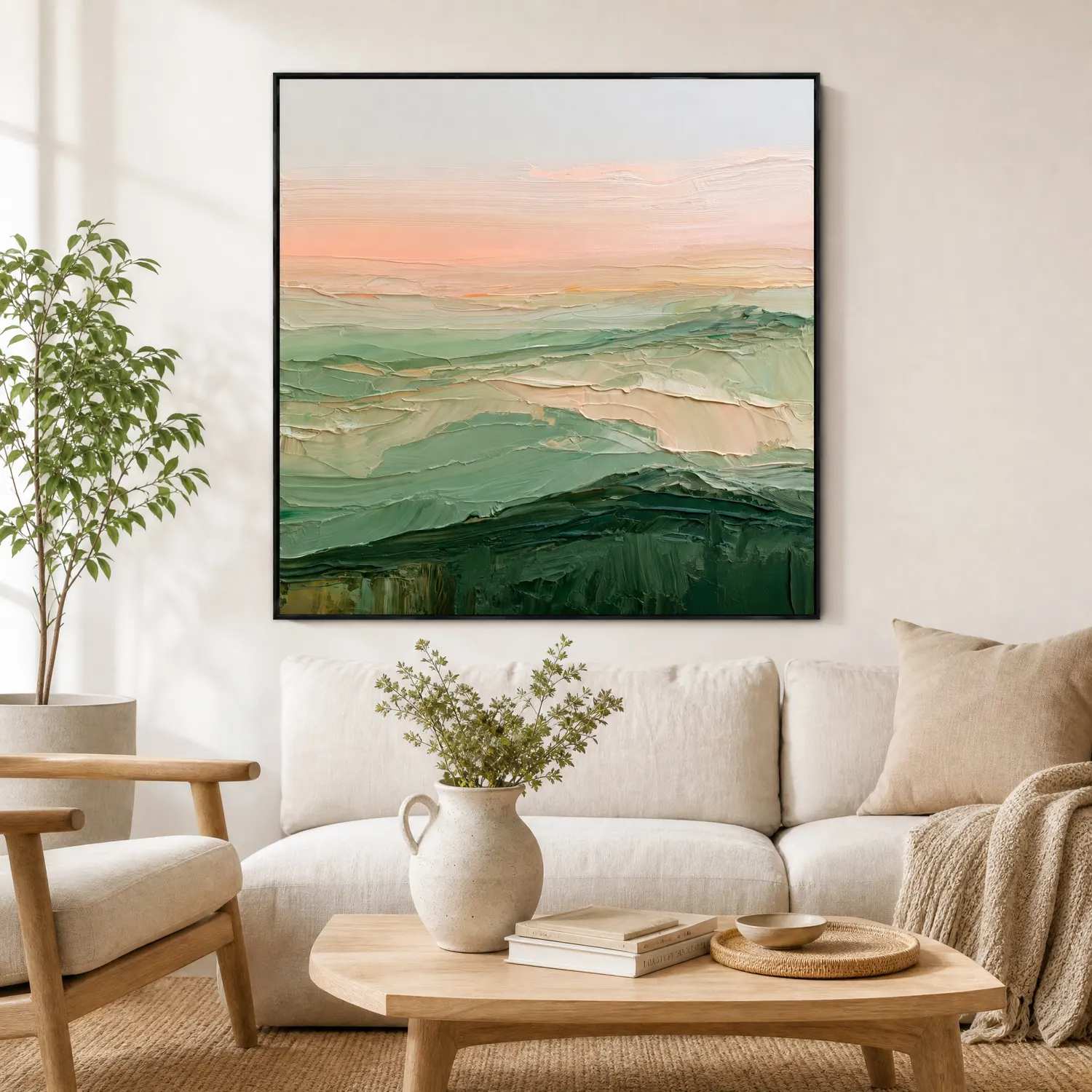 pale-ridge-abstract-mountain-wall-art-display-01 S056 | Pale Ridge – Abstract Mountain Wall Art