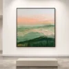 pale-ridge-abstract-mountain-wall-art-display-03 S056 | Pale Ridge – Abstract Mountain Wall Art