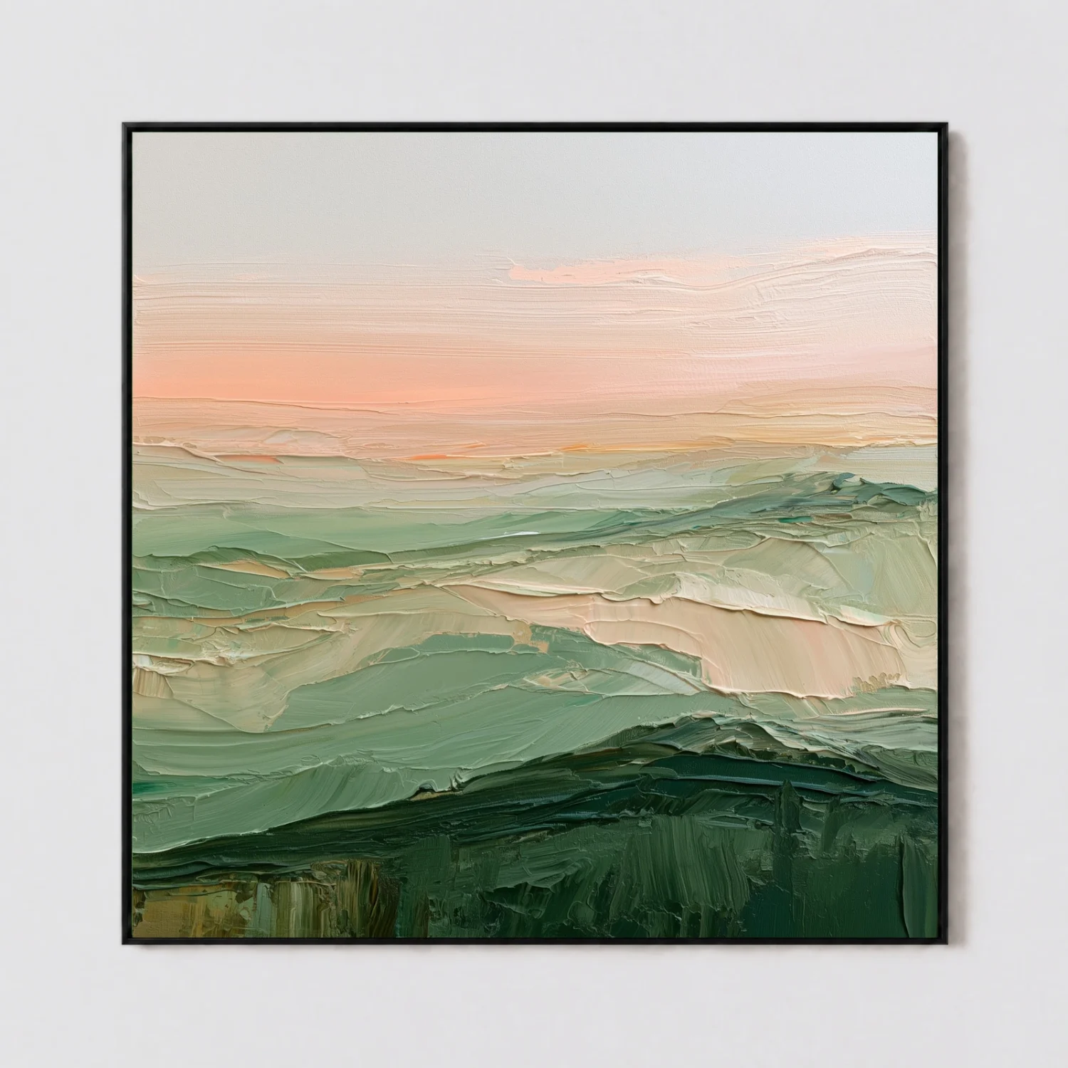 pale-ridge-abstract-mountain-wall-art-pale-ridge-abstract-mountain-wall-art-T-1x1-black-frame-wall S056 | Pale Ridge – Abstract Mountain Wall Art