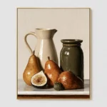 P099 | Pears and Figs – Fruit Still Life Painting