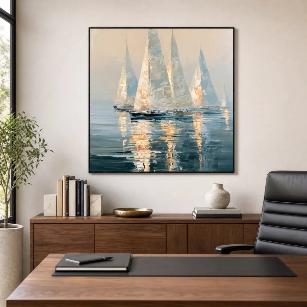 S049 | Quiet Crossing – Coastal Wall Art
