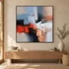 red-interval-red-abstract-painting-display-03 S034 | Red Interval – Red Abstract Painting