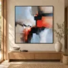 red-junction-geometric-abstract-wall-art-display-03 S036 | Red Junction – Geometric Abstract Wall Art