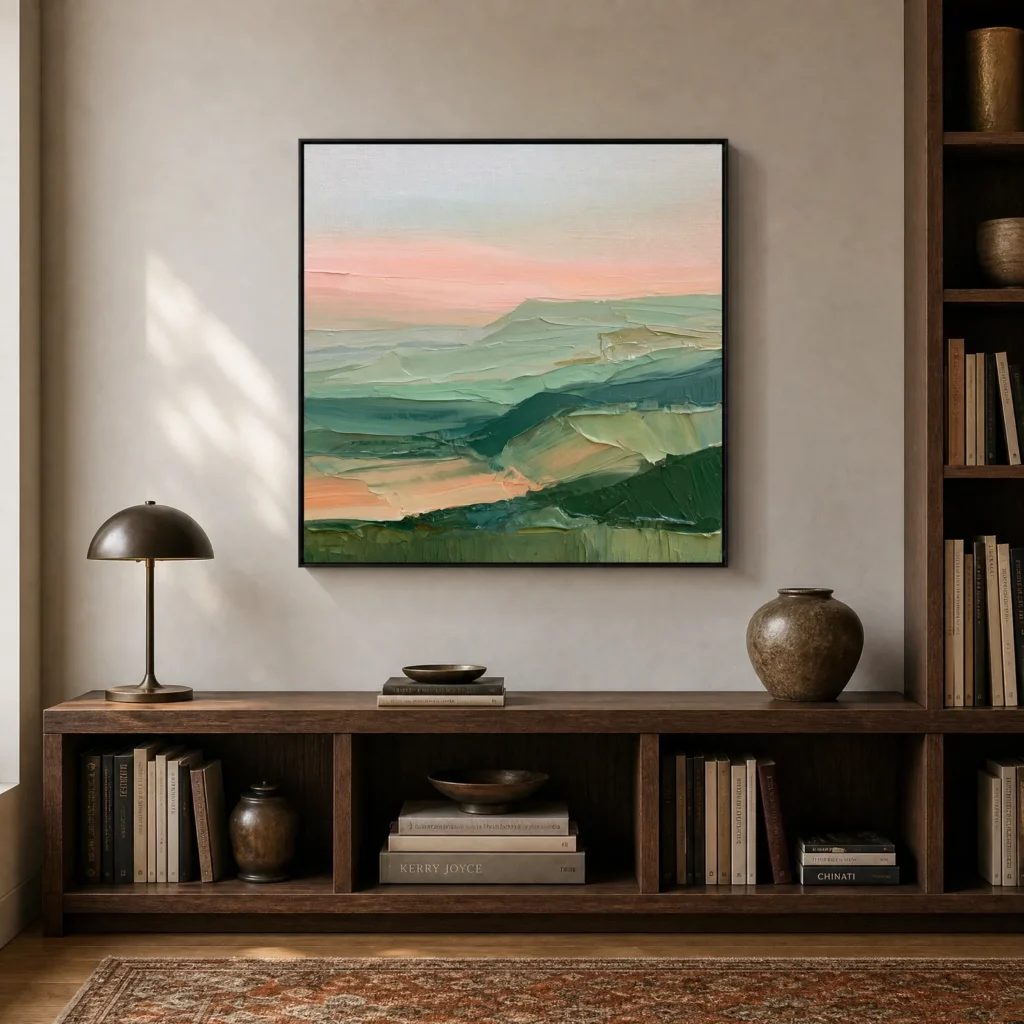 S057 | Rising Ridge – Abstract Mountain Wall Art