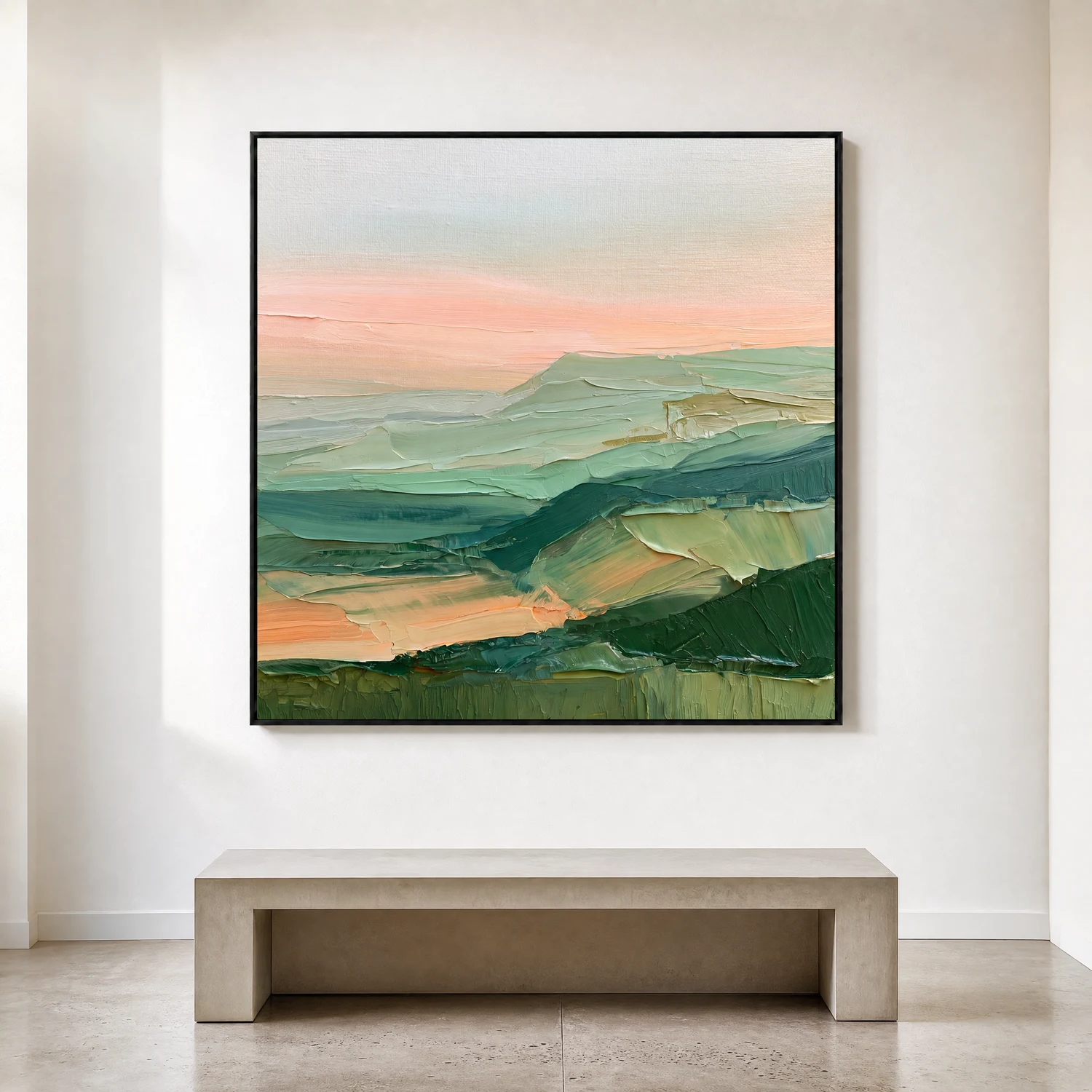 rising-ridge-abstract-mountain-wall-art-display-03 S057 | Rising Ridge – Abstract Mountain Wall Art
