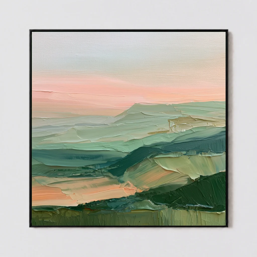 S057 | Rising Ridge – Abstract Mountain Wall Art