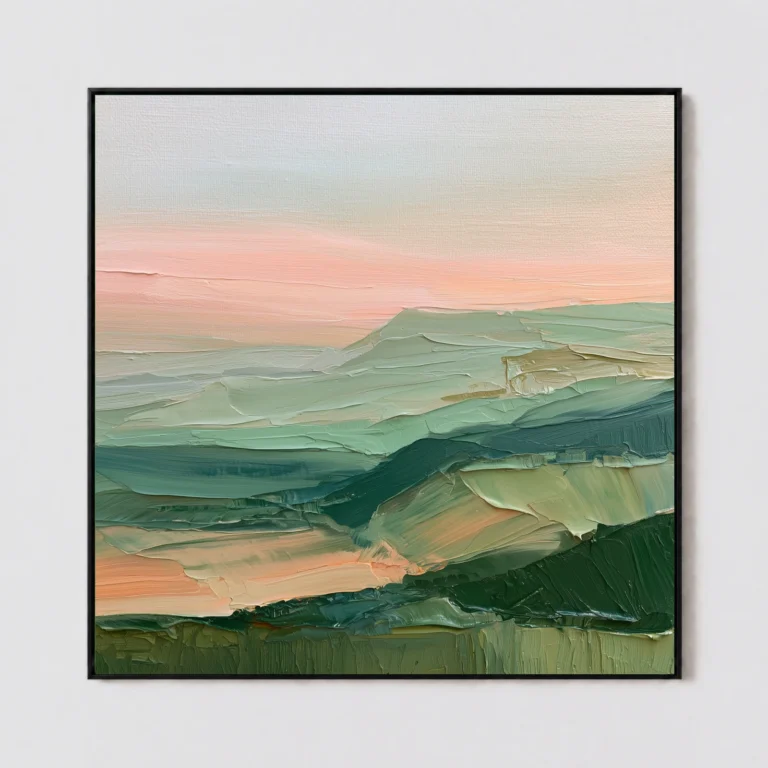 S057 | Rising Ridge – Abstract Mountain Wall Art