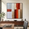 rust-axis-red-abstract-wall-art-display-02 S049 | Rust Axis – Red Abstract Wall Art
