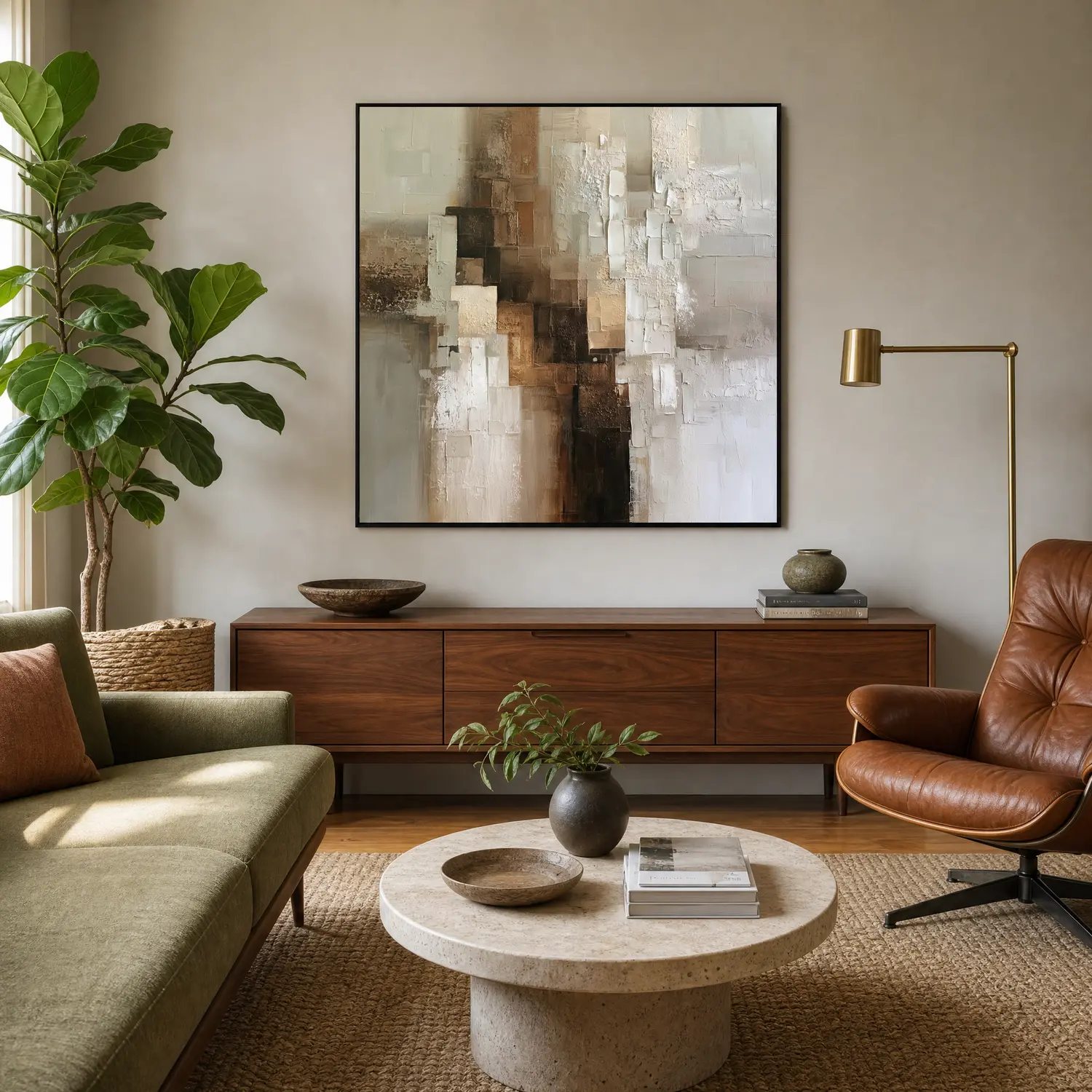 rust-spine-brown-abstract-wall-art-display-01 S067 | Rust Spine – Brown Abstract Wall Art