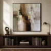 rust-spine-brown-abstract-wall-art-display-02 S067 | Rust Spine – Brown Abstract Wall Art