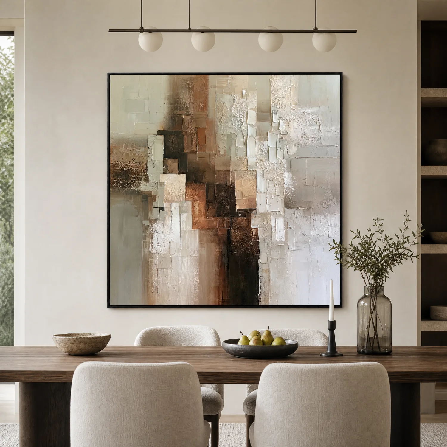 rust-spine-brown-abstract-wall-art-display-03 S067 | Rust Spine – Brown Abstract Wall Art