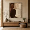 side-by-side-abstract-figurative-painting-display-04 P086 | Side by Side – Abstract Figurative Painting