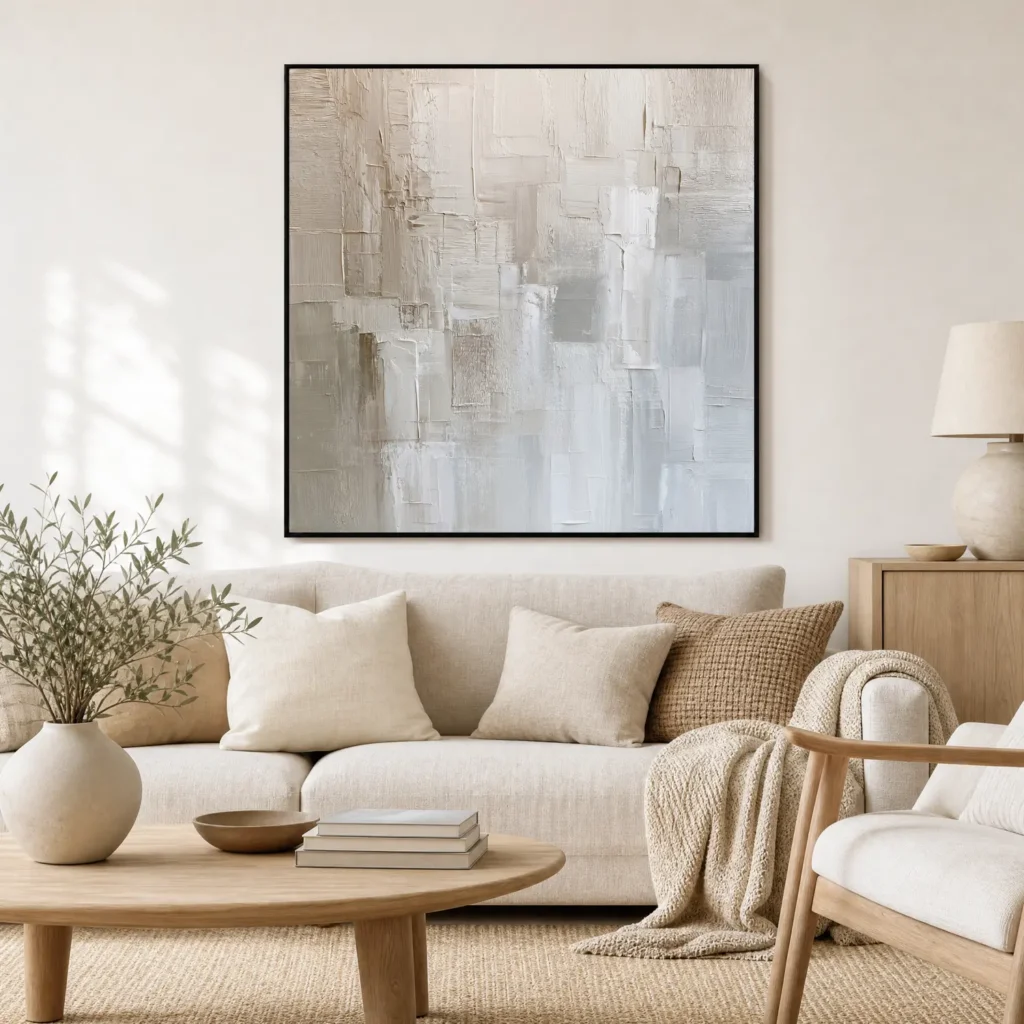 S072 | Surface Ledger – Textured Abstract Painting