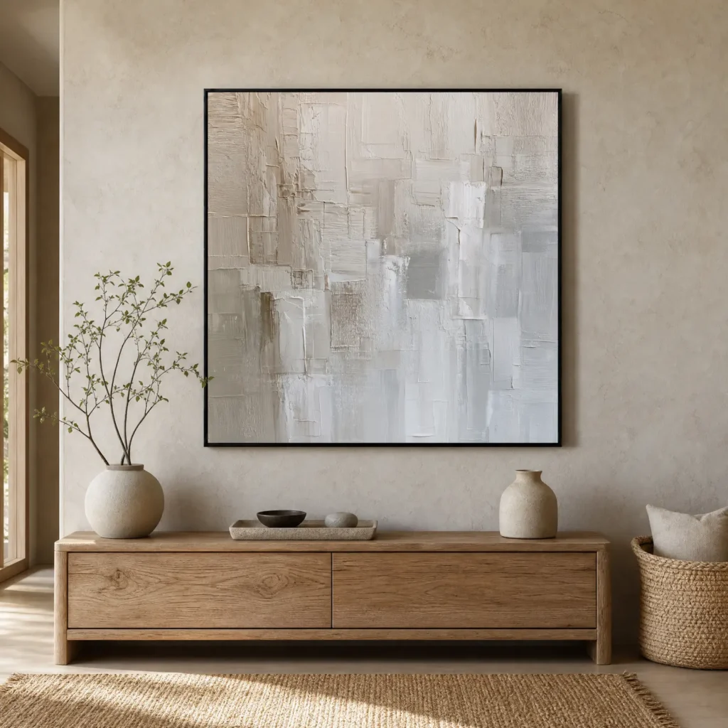 S072 | Surface Ledger – Textured Abstract Painting