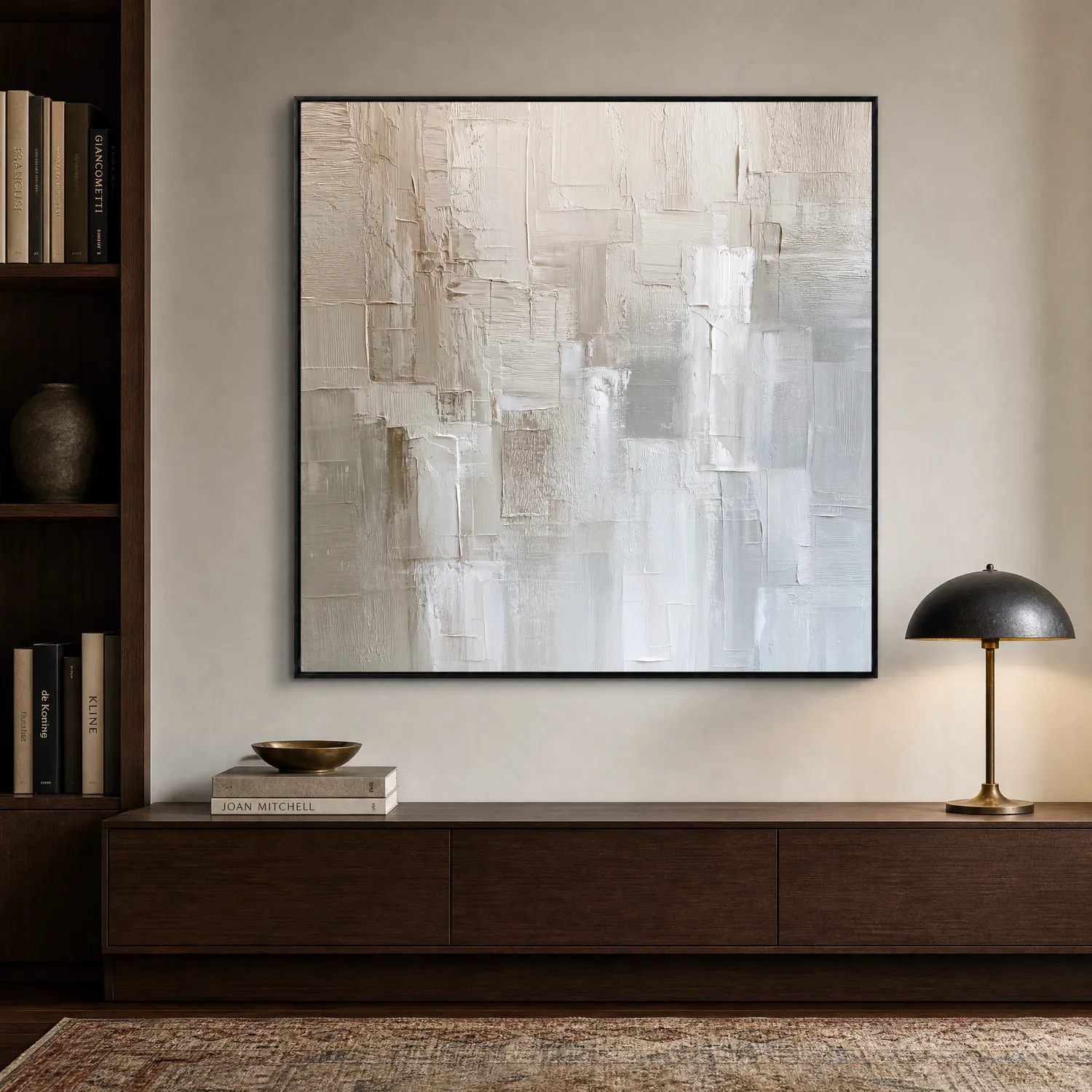 surface-ledger-textured-abstract-painting-display-03 S072 | Surface Ledger – Textured Abstract Painting
