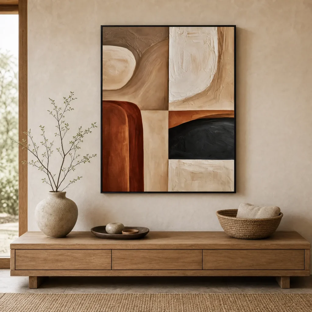 P089 | The Black Bend – Geometric Wall Art