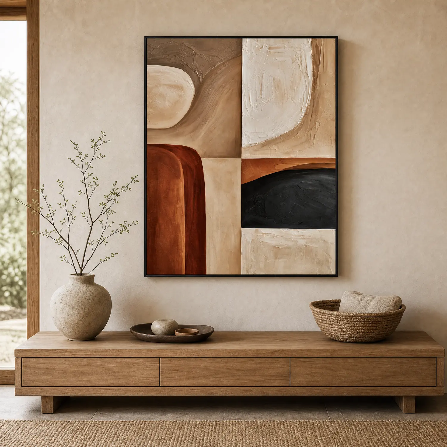 the-black-bend-geometric-wall-art-display-02 P089 | The Black Bend – Geometric Wall Art