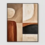 P089 | The Black Bend – Geometric Wall Art