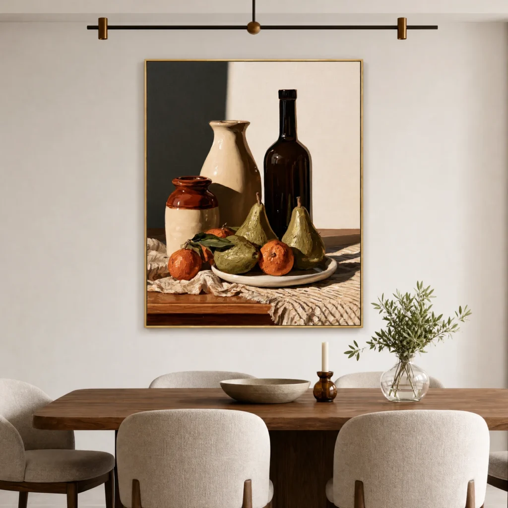 P101 | The Brown Bottle – Still Life Oil Painting