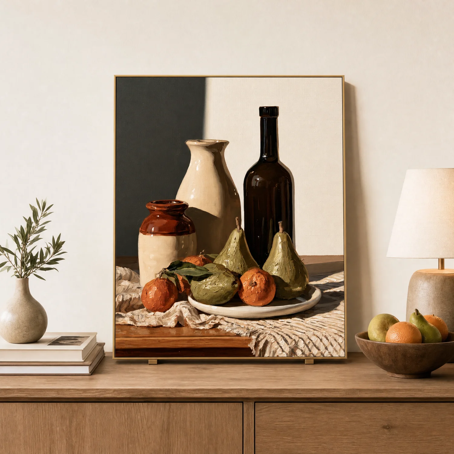 the-brown-bottle-still-life-oil-painting-display-04 P101 | The Brown Bottle – Still Life Oil Painting