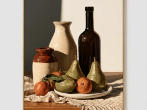 P101 | The Brown Bottle – Still Life Oil Painting