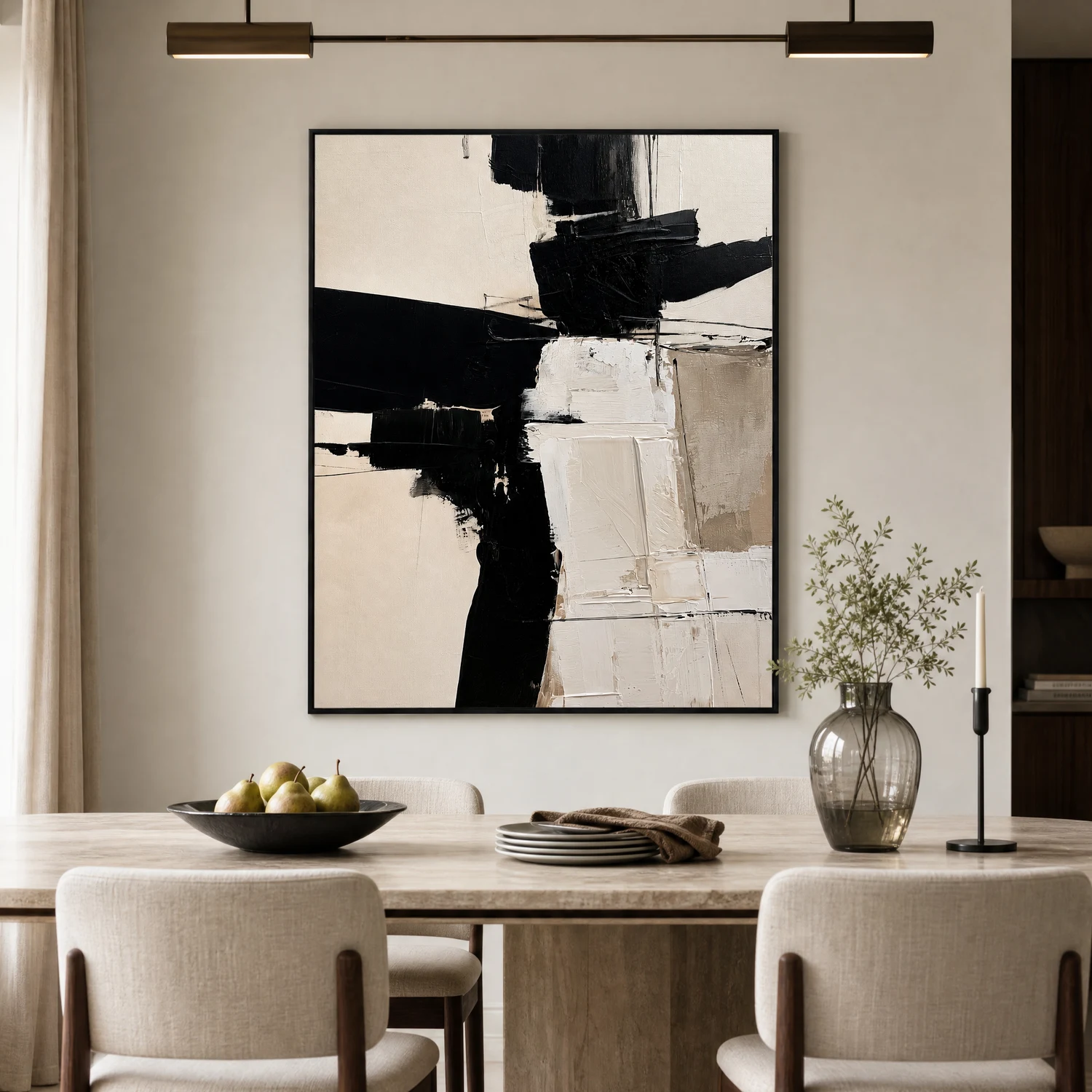 the-white-stack-geometric-abstract-painting-display-04 P113 | The White Stack – Geometric Abstract Painting