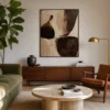 three-forms-brown-abstract-wall-art-display-01 P087 | Three Forms – Brown Abstract Wall Art