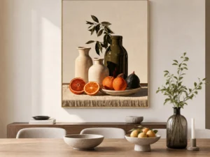 P102 | Two Pale Vases – Still Life Oil Painting