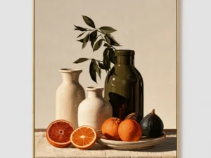 P102 | Two Pale Vases – Still Life Oil Painting